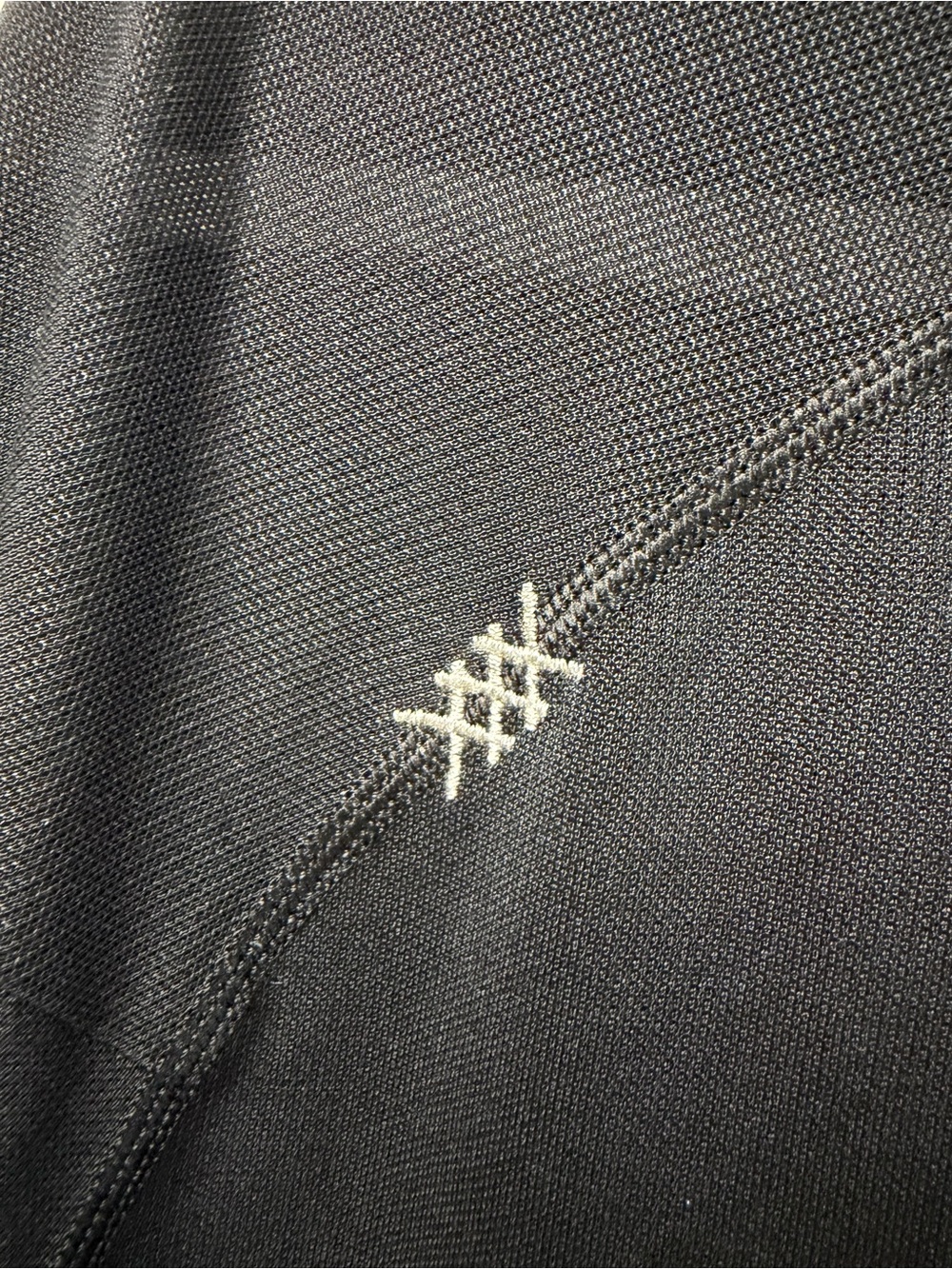 Rhone Delta Piqué Performance Henley Black Size XL - Picture 3 of 6